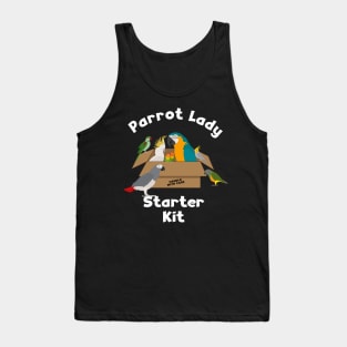 Parrot Lady Starter Kit for Bird Lover Tank Top